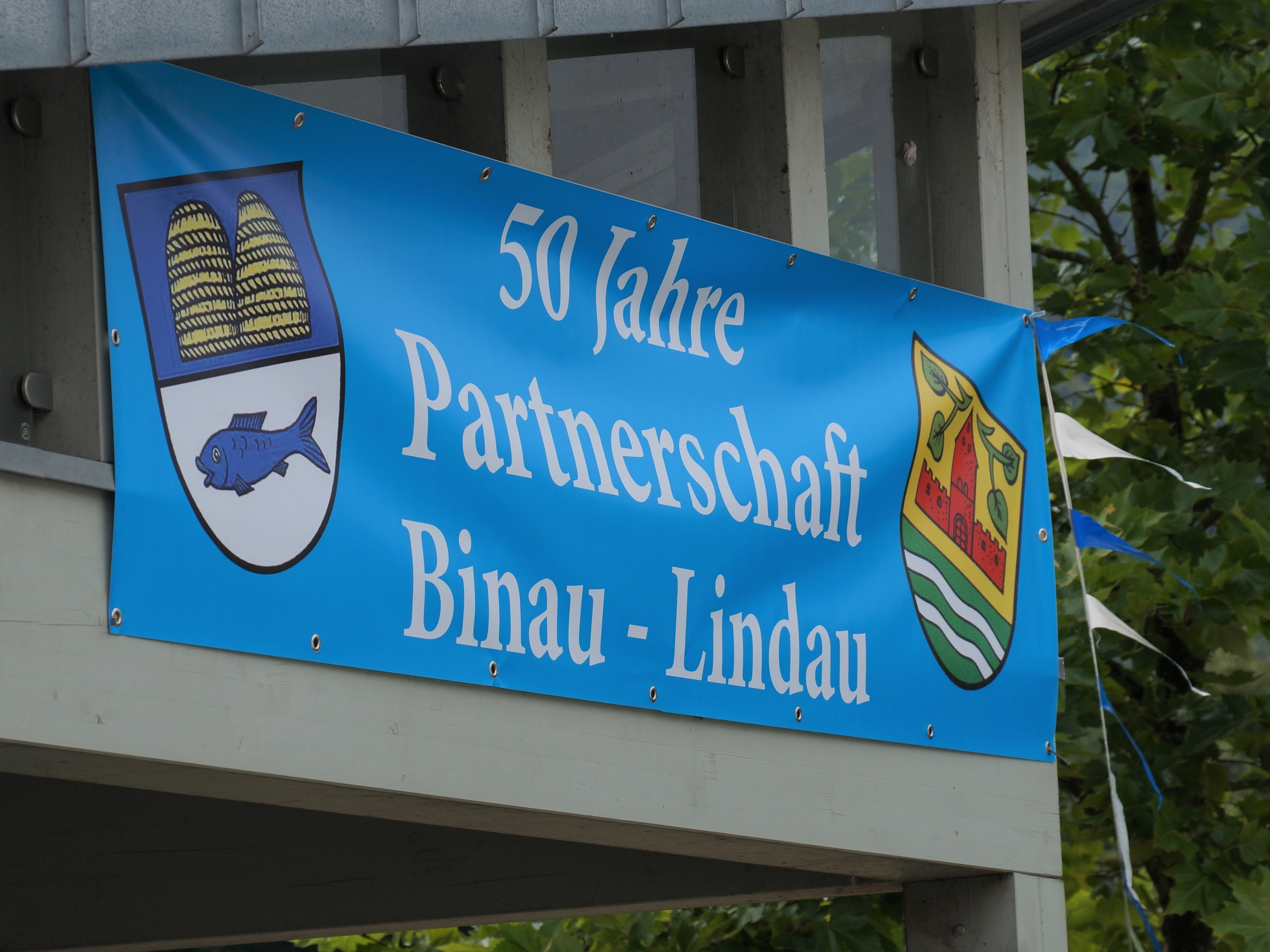 Plakat Partnerschaft Binau-Lindau